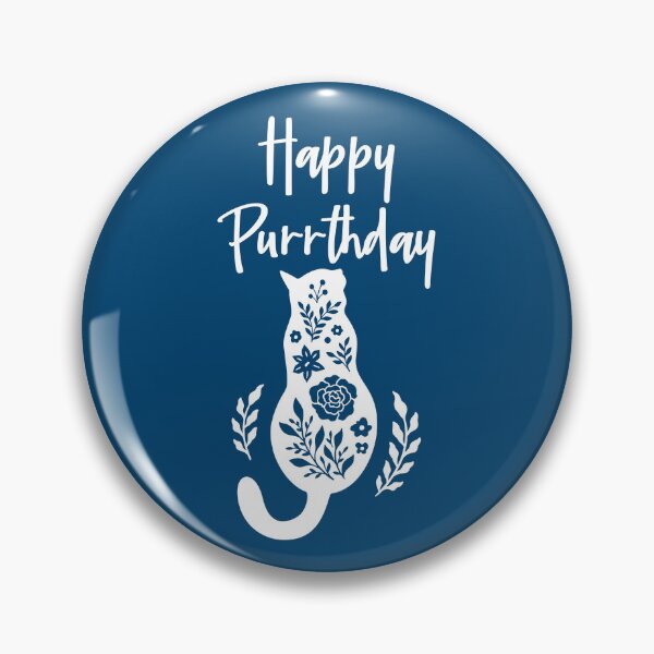 Item preview, Happy PURR-THDAY, Cat Miaw Lovers, Funny Birthday Gift For Cat Lovers #1 designed and sold by SalahBlt.