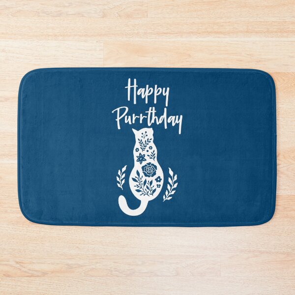 Item preview, Happy PURR-THDAY, Cat Miaw Lovers, Funny Birthday Gift For Cat Lovers #1 designed and sold by SalahBlt.