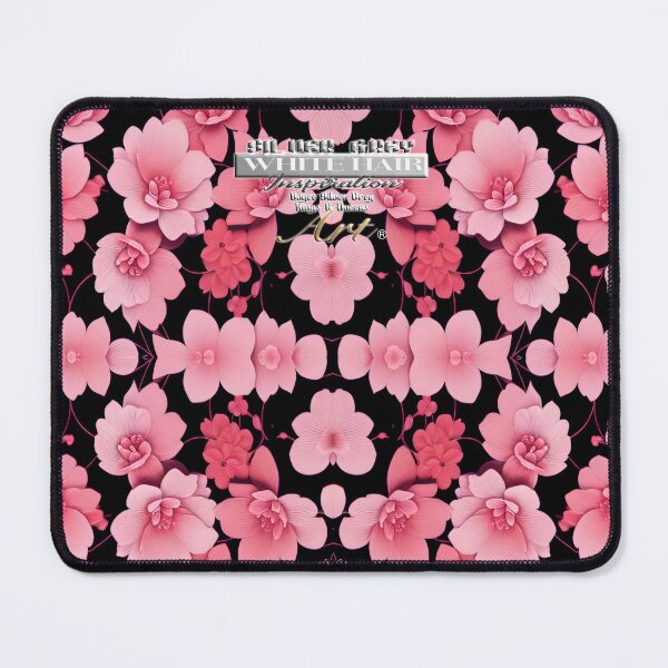 Item preview, Silver Grey White heir inspiration, pink wild flowers designed and sold by markyboyce247.
