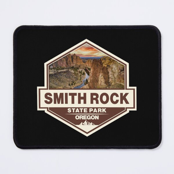 Item preview, Smith Rock State Park Oregon Travel Art Badge designed and sold by KrisSidDesigns.