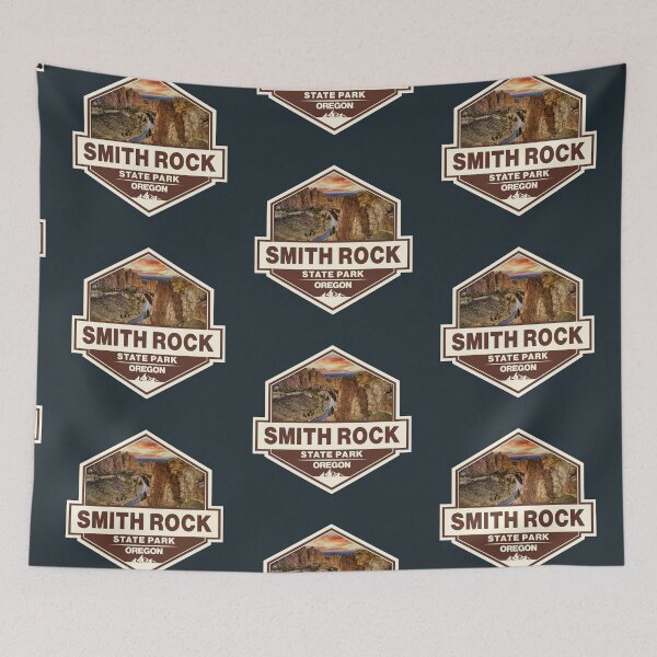 Item preview, Smith Rock State Park Oregon Travel Art Badge designed and sold by KrisSidDesigns.