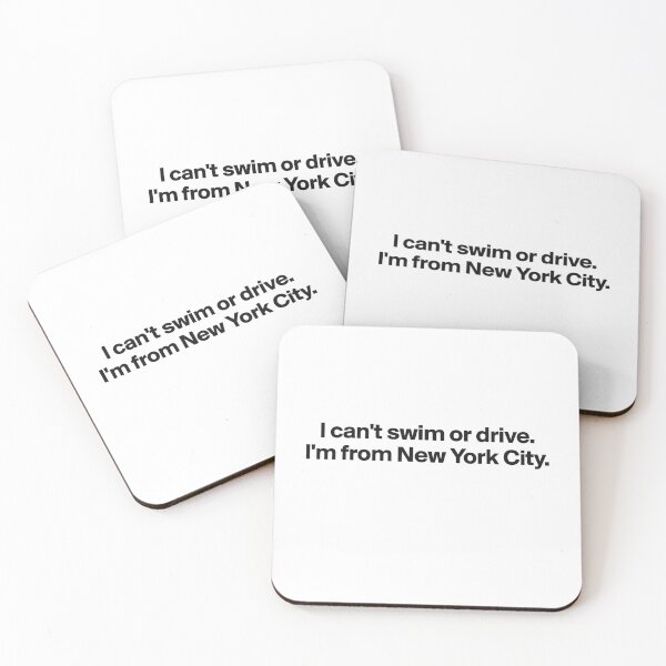 Item preview, I can't swim or drive. I'm from New York City designed and sold by BrooklynMugs.