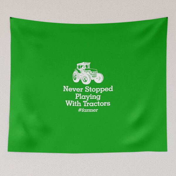 Item preview, Never Stopped Playing With Tractors #farmer designed and sold by flipper42.
