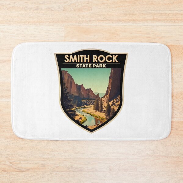 Item preview, Smith Rock State Park Oregon Art Badge designed and sold by KrisSidDesigns.