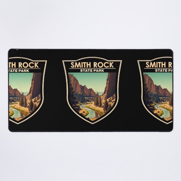 Item preview, Smith Rock State Park Oregon Art Badge designed and sold by KrisSidDesigns.