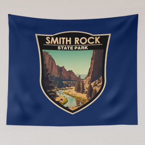 Item preview, Smith Rock State Park Oregon Art Badge designed and sold by KrisSidDesigns.