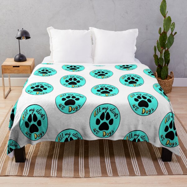 Item preview, Paw print In aqua designed and sold by DogStylistVibes.