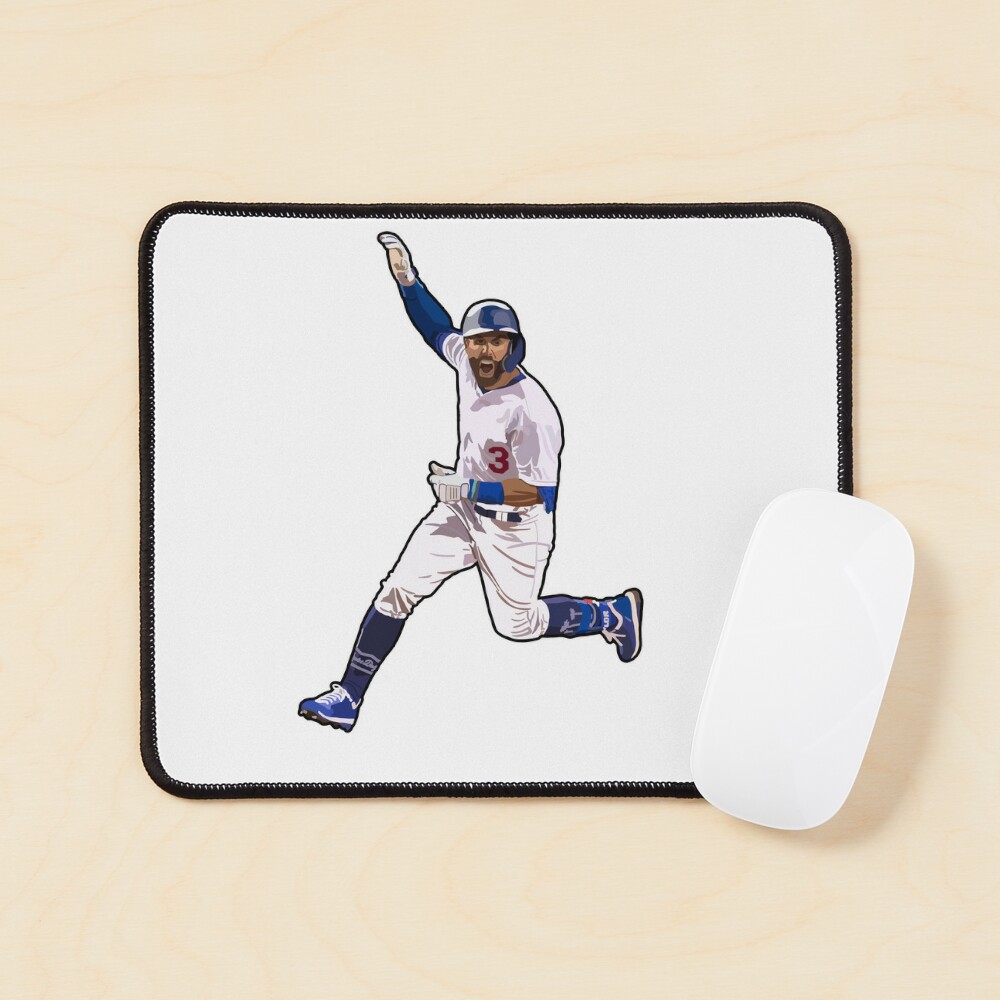 Chris Taylor Baseball Paper Poster Dodgers 2 - Chris Taylor - Pin