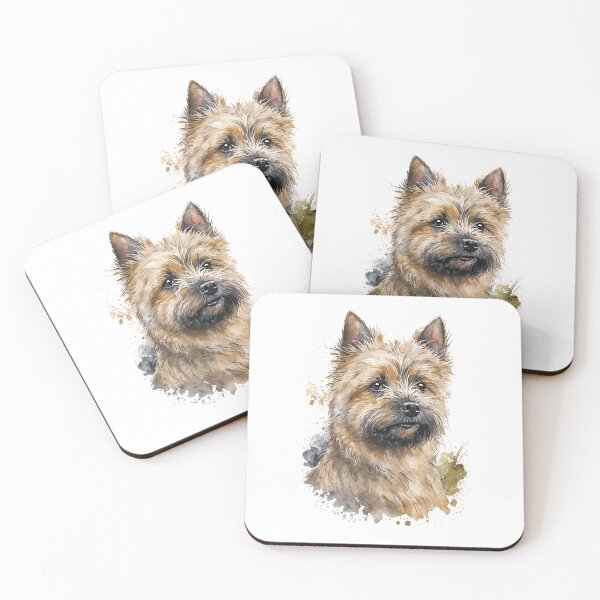 Item preview, Cairn Terrier dog watercolor portrait designed and sold by Gerald Waters.