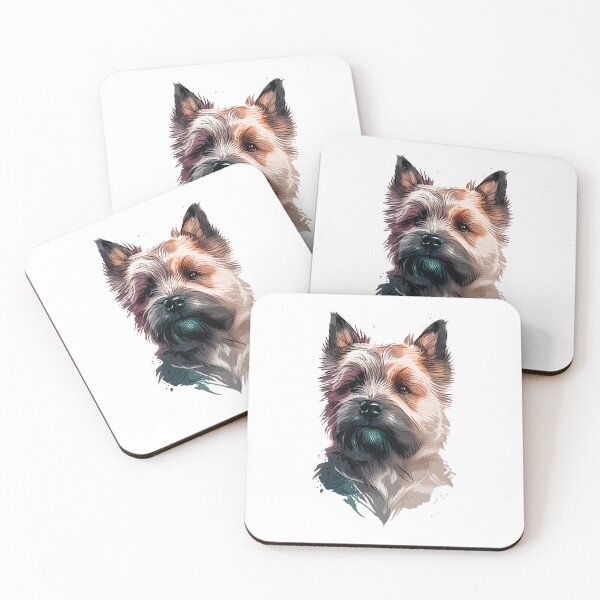 Item preview, Cairn Terrier dog watercolor portrait designed and sold by Gerald Waters.