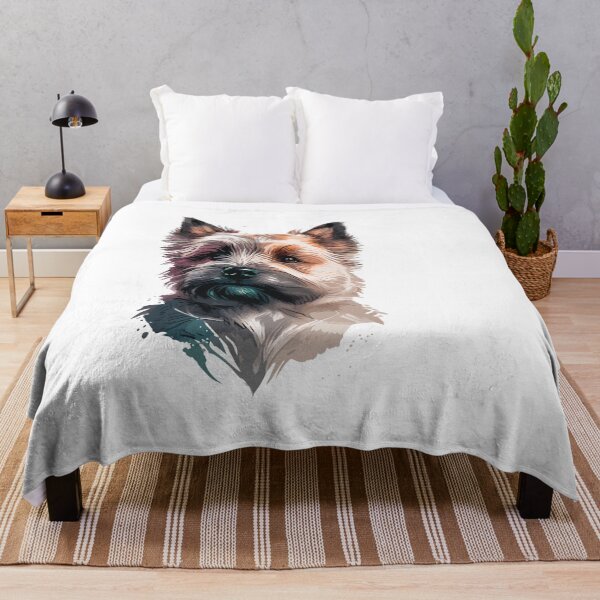 Item preview, Cairn Terrier dog watercolor portrait designed and sold by Gerald Waters.