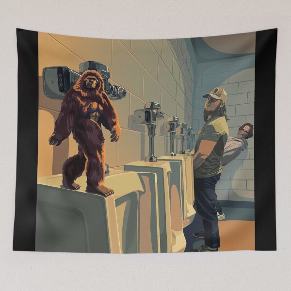 Item preview, Edward in the Bathroom designed and sold by GracBlum.