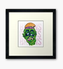 Brains Brains Brains Framed Print