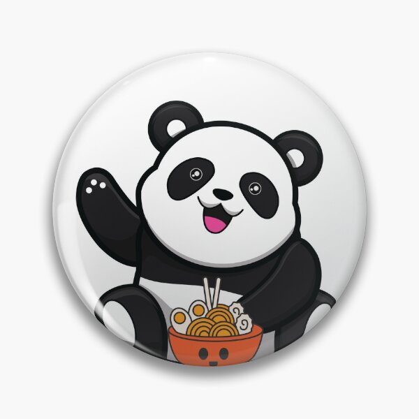 Item preview, Panda eating ramen designed and sold by TeeStarsWork.