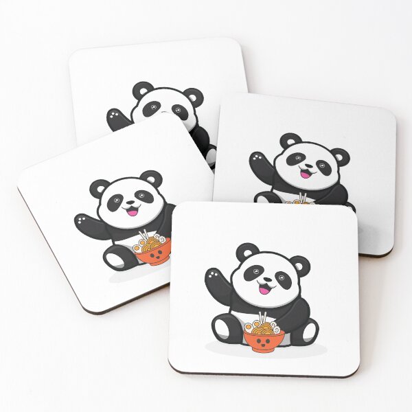 Item preview, Panda eating ramen designed and sold by TeeStarsWork.