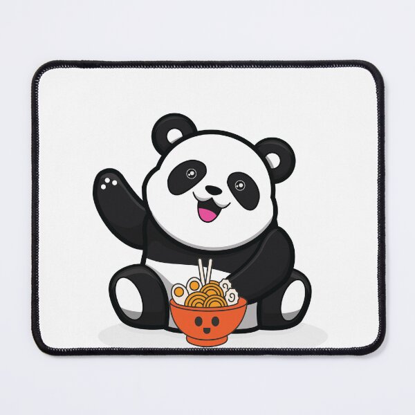 Item preview, Panda eating ramen designed and sold by TeeStarsWork.