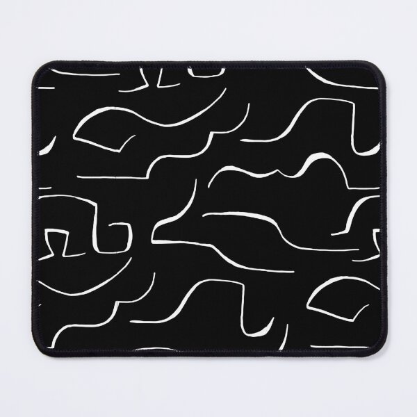 Item preview, Abstract Repeated Lines Black | Part of the Scandinavian Edit designed and sold by IvoryNordic.