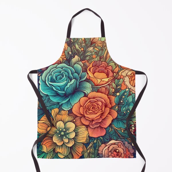 Item preview, Floral Pattern : Watercolour and Ink designed and sold by MTJ-Mushrooms.