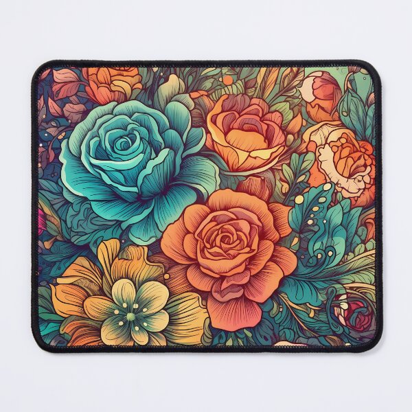 Item preview,  Floral Pattern : Watercolour and Ink designed and sold by MTJ-Mushrooms.