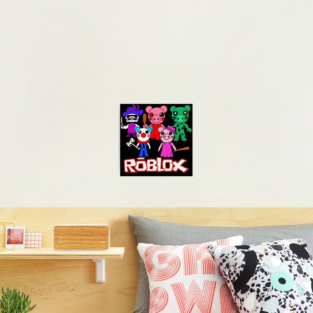 Roblox Piggy Characters together  Art Board Print for Sale by whatcryptodo