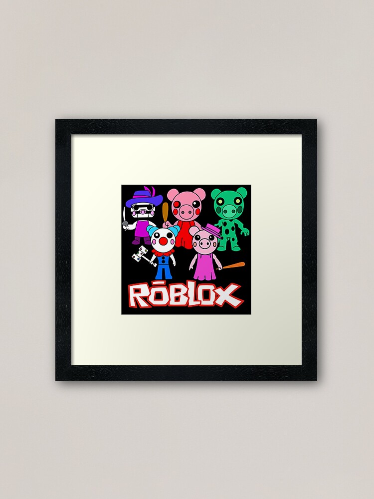 Roblox Piggy Characters together  Art Board Print for Sale by whatcryptodo