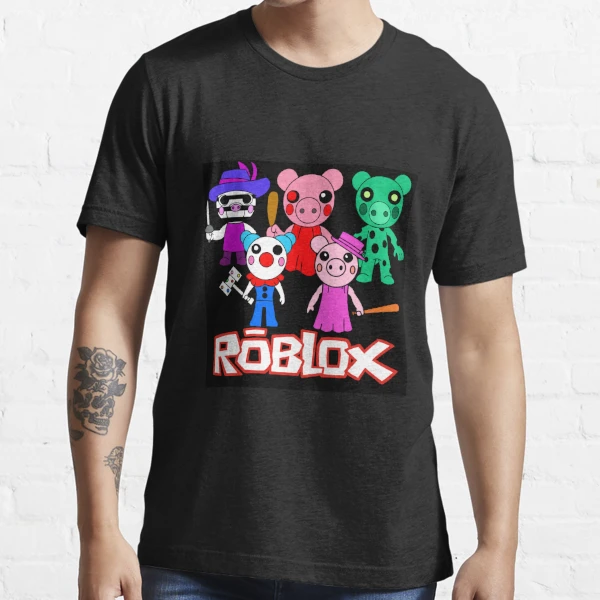 Piggy Roblox Girl Birthday Shirt with Glitter