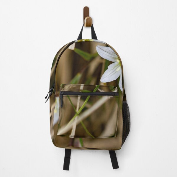 Item preview, White flower blooming in thick grass designed and sold by Shizenkai.