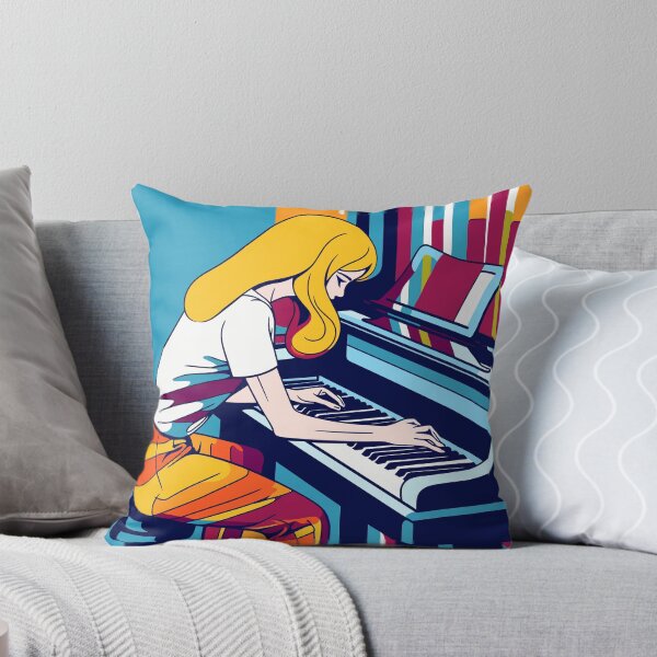 Item preview, Pop Art Girl on Piano designed and sold by Artwyz.