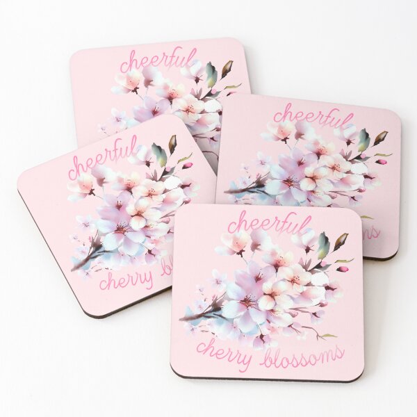 Item preview, cheerful cherry blossoms designed and sold by tropi-cat.