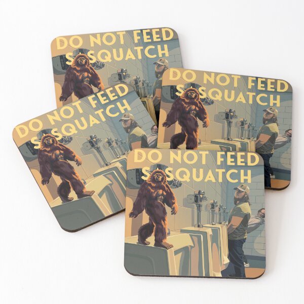 Item preview, Do Not Feed Sasquatch designed and sold by GracBlum.
