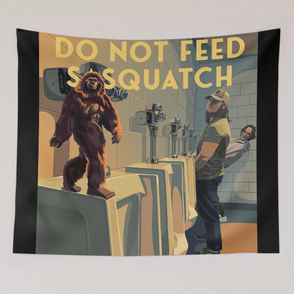 Item preview, Do Not Feed Sasquatch designed and sold by GracBlum.