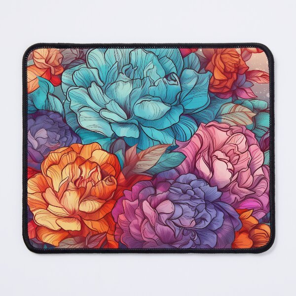 Item preview, Floral Pattern : Watercolour and Ink designed and sold by MTJ-Mushrooms.