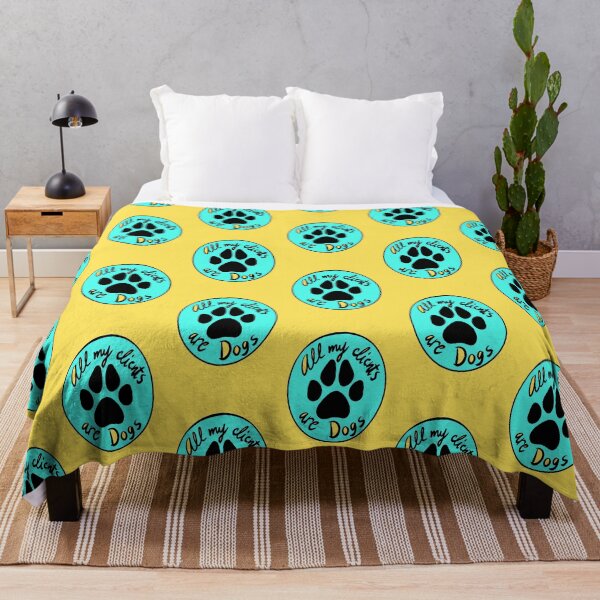 Item preview, Paw print Client Patch on yellow designed and sold by DogStylistVibes.