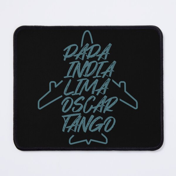 Item preview, PILOT papa india lima oscar tango - icao phonetic alphabet designed and sold by AviationArtists.
