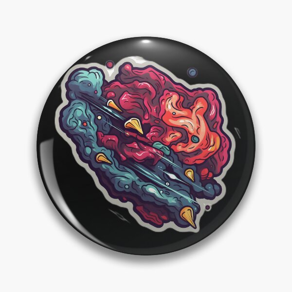 Item preview, Red alien cloud designed and sold by marezino.