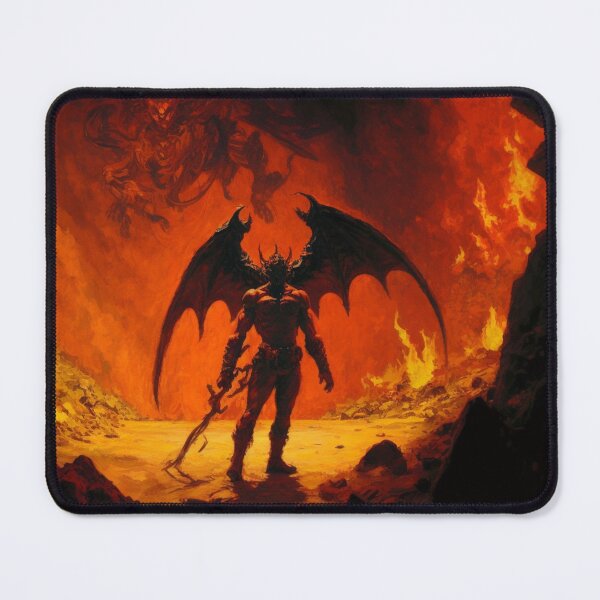 Item preview, Fantasy Demon Painting  designed and sold by MinimusDesigns.