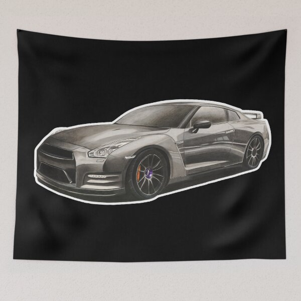 Item preview, Modern Japan Super Car GTR designed and sold by SylwiaCarArt.