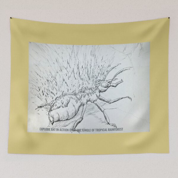 Item preview, Explode Ant in action over the tropical of rainforest designed and sold by Pattanapong Pongampai.