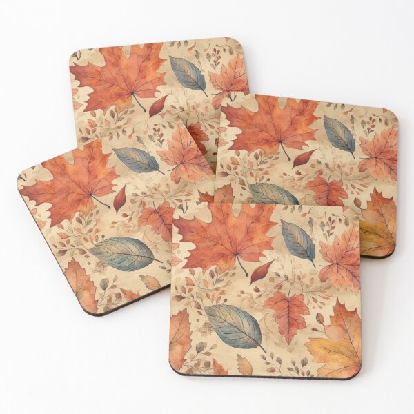 Item preview, Watercolor Fall Leaves designed and sold by StylizedPattern.