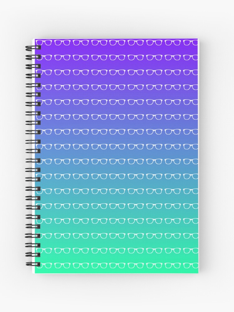 Thumbnail 1 of 3, Journal, Glasses Gradient Pattern designed and sold by OpticianNow.