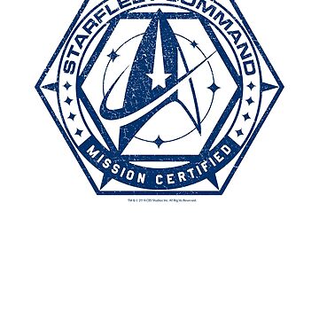 Funktionsshirt for Sale mit Star Trek: Discovery Starfleet Command Mission  zertifiziertes Abzeichen von FifthSun