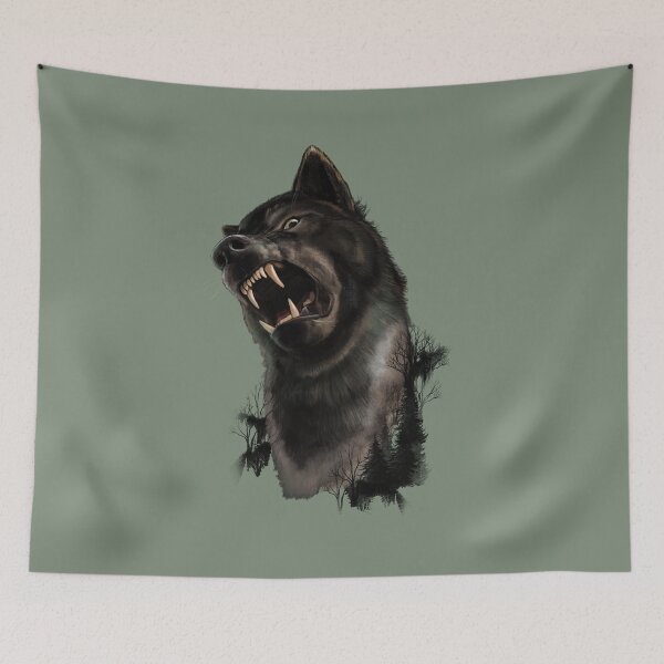 Item preview, Wolf Power Painting designed and sold by AK-Hevonen.