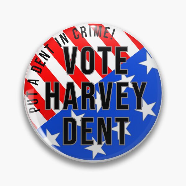 Item preview, Vote Harvey Sticker or Badge designed and sold by hattiebatrainbo.