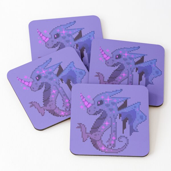 Artikelvorschau, Sternenhimmel-Drachen-Pixel-Kunst entworfen und verkauft von Kaiko-Roku.