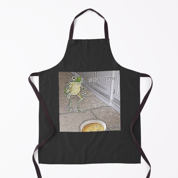 Item preview, Soup Time Frog Meme Cute (Soup Lovers) designed and sold by fomodesigns.