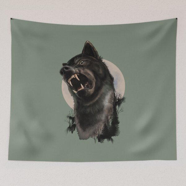 Item preview, Wolf Power 2 Painting designed and sold by AK-Hevonen.