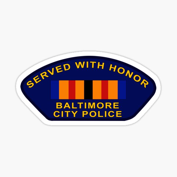 Item preview, Served with Honor Baltimore City Police designed and sold by Det550.