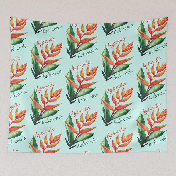 Item preview, hypnotic heliconia   designed and sold by tropi-cat.