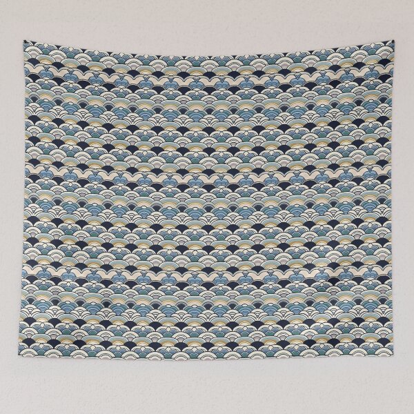 Item preview, Japanese Wave Pattern designed and sold by Hashola Designs.