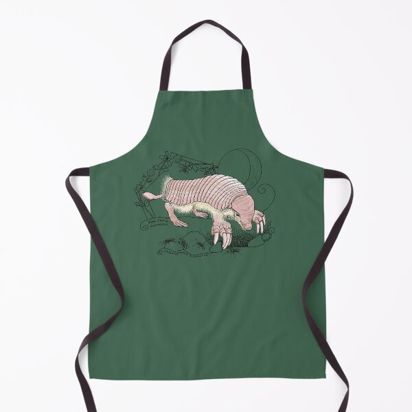 Item preview, A Pink Fairy Armadillo under the moon - green background designed and sold by mernstw.